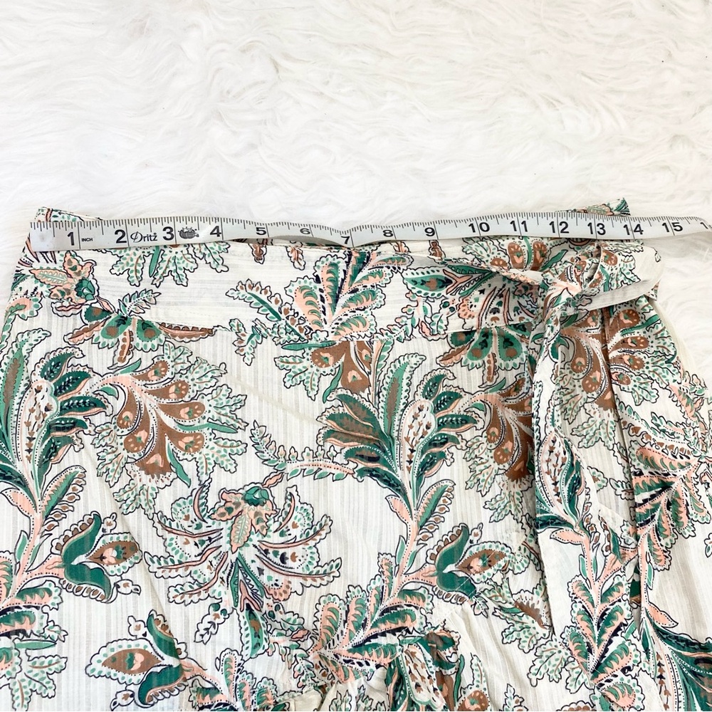 VERONICA BEARD MEMPHIS PAISLEY WRAP SKIRT - Picture 7 of 9
